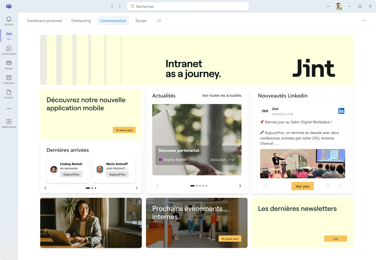 Jint for Teams - Digital Workplace